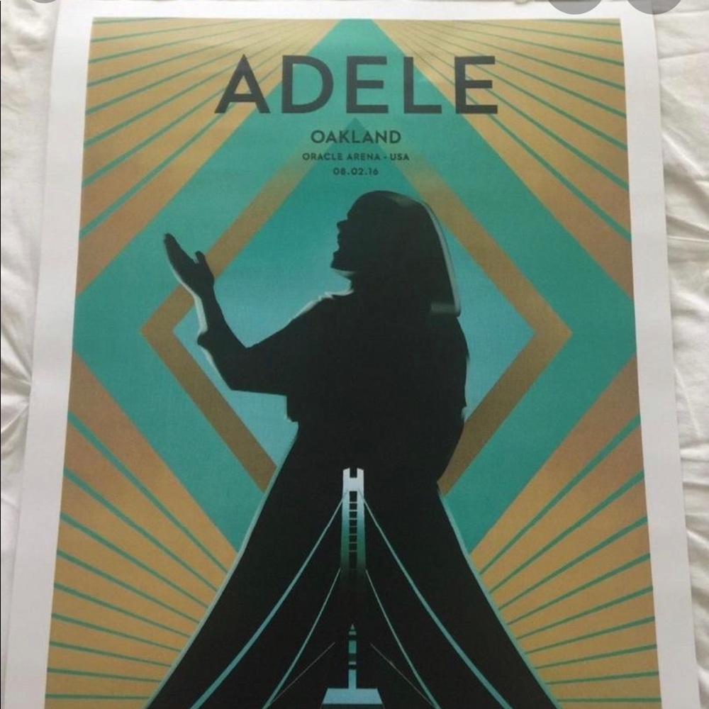 ISO Adele Oakland poster